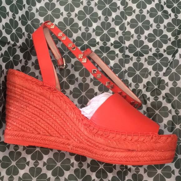 NIB Kate Spade Sandals Frenchy Leather Espadrille - Picture 3 of 11